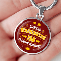 Load image into Gallery viewer, Designs by MyUtopia Shout Out:Diehard Washington Fan In Enemy Territory Handcrafted Jewelry
