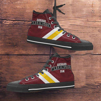 Load image into Gallery viewer, Designs by MyUtopia Shout Out:Diehard Washington Redskins Fan Canvas High Top Shoes
