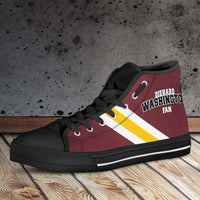 Load image into Gallery viewer, Designs by MyUtopia Shout Out:Diehard Washington Redskins Fan Canvas High Top Shoes
