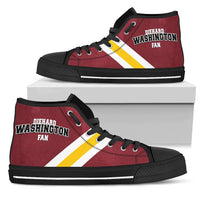 Load image into Gallery viewer, Designs by MyUtopia Shout Out:Diehard Washington Redskins Fan Canvas High Top Shoes
