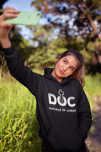 Load image into Gallery viewer, Designs by MyUtopia Shout Out:Disciple of Christ Core Fleece Pullover Hoodie
