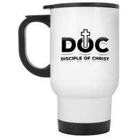 Load image into Gallery viewer, Designs by MyUtopia Shout Out:Disciple of Christ Travel Mug
