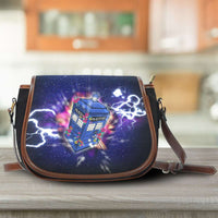 Load image into Gallery viewer, Designs by MyUtopia Shout Out:Doctor Who 13th Doctor Canvas Saddlebag Style Crossbody Purse
