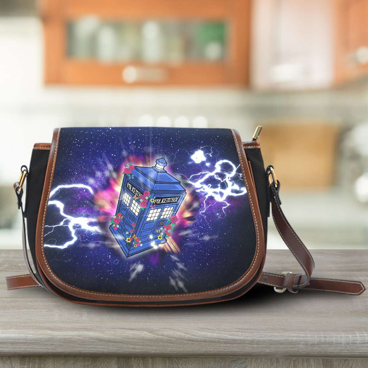 Doctor Who 13th Doctor Canvas Saddlebag Style Crossbody Purse