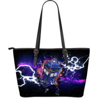 Load image into Gallery viewer, Designs by MyUtopia Shout Out:Doctor Who 13th Doctor Faux Leather Totebag Purse,Large (11 T x 17 x 6) inches / Black,tote bag purse
