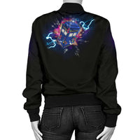 Load image into Gallery viewer, Designs by MyUtopia Shout Out:Doctor Who 13th Doctor TARDIS Women&#39;s Bomber Jacket
