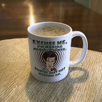 Load image into Gallery viewer, Designs by MyUtopia Shout Out:Doctor Who Quote I&#39;m Making Perfect Sense Ceramic Coffee Mug - White
