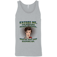 Load image into Gallery viewer, Designs by MyUtopia Shout Out:Doctor Who Quote I&#39;m Making Perfect Sense Cotton Unisex Tank Top,Athletic Heather / X-Small,Tank Tops
