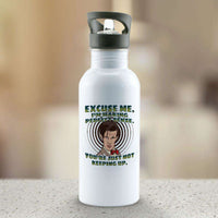 Load image into Gallery viewer, Designs by MyUtopia Shout Out:Doctor Who Quote I&#39;m Making Perfect Sense Stainless Steel Water Bottle

