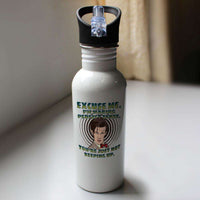 Load image into Gallery viewer, Designs by MyUtopia Shout Out:Doctor Who Quote I&#39;m Making Perfect Sense Stainless Steel Water Bottle
