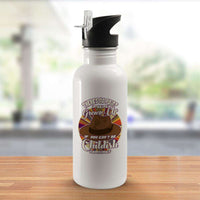 Load image into Gallery viewer, Designs by MyUtopia Shout Out:Doctor Who Quote No Point Being A Grown Up If You Can&#39;t Be Childish Stainless Steel Water Bottle
