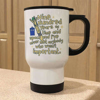 Load image into Gallery viewer, Designs by MyUtopia Shout Out:Doctor Who TARDIS 900 Years in Time and Space Travel Mug
