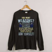 Load image into Gallery viewer, Designs by MyUtopia Shout Out:Doctor Who TARDIS Books Are The Best Weapon Unisex Adult Crewneck Sweat Shirt
