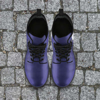 Load image into Gallery viewer, Designs by MyUtopia Shout Out:Doctor Who&#39;s TARDIS inspired Faux Leather 7 Eye Lace-up Boots
