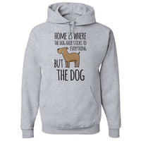 Load image into Gallery viewer, Designs by MyUtopia Shout Out:Dog Hair at Home Core Fleece Pullover Hoodie,S / Athletic Heather,Sweatshirts
