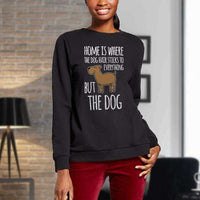 Load image into Gallery viewer, Designs by MyUtopia Shout Out:Dog Hair at Home Long Sleeve Unisex Ultra Cotton T-Shirt
