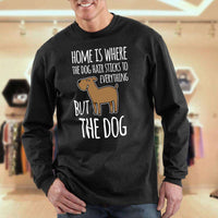Load image into Gallery viewer, Designs by MyUtopia Shout Out:Dog Hair at Home Long Sleeve Unisex Ultra Cotton T-Shirt

