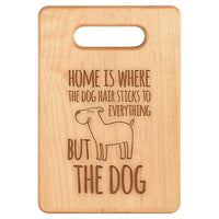 Load image into Gallery viewer, Designs by MyUtopia Shout Out:Dog Hair at Home Maple Laser Engraved Cutting Board,6″ X 9″ / Maple,Cutting Board
