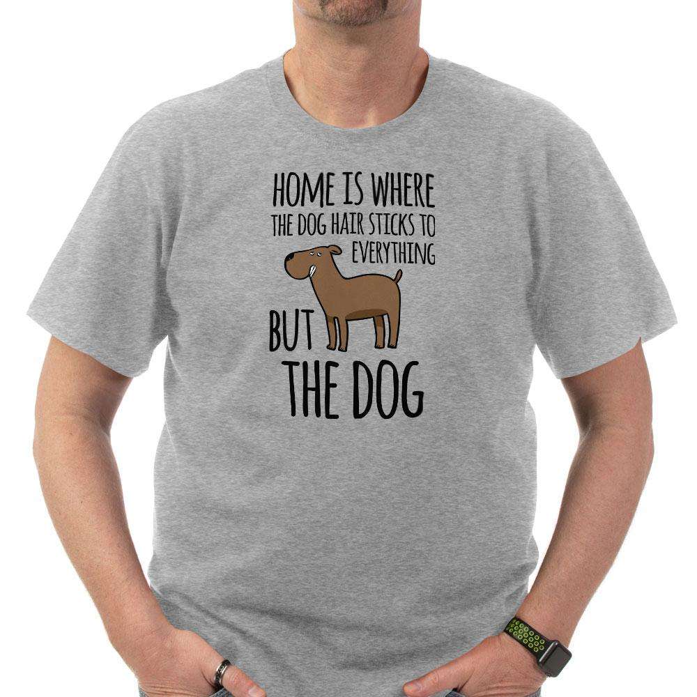 Designs by MyUtopia Shout Out:Dog Hair at Home Unisex Ultra Cotton T-Shirt