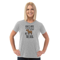 Load image into Gallery viewer, Designs by MyUtopia Shout Out:Dog Hair at Home Unisex Ultra Cotton T-Shirt

