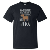 Load image into Gallery viewer, Designs by MyUtopia Shout Out:Dog Hair at Home Unisex Ultra Cotton T-Shirt,Black / S,Adult Unisex T-Shirt
