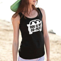 Load image into Gallery viewer, Designs by MyUtopia Shout Out:Dog is My Co-Pilot Unisex Tank Top
