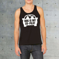 Load image into Gallery viewer, Designs by MyUtopia Shout Out:Dog is My Co-Pilot Unisex Tank Top
