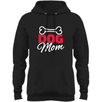 Load image into Gallery viewer, Designs by MyUtopia Shout Out:Dog Parent with Bone Core Fleece Pullover Hoodie,Dog Dad - Small / Jet Black,Pullover Hoodie

