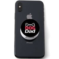 Load image into Gallery viewer, Designs by MyUtopia Shout Out:Dog Parent with Bone Hinged Pop-out Phone Grip and Stand for Smartphones and Tablets,Dog Dad,Pop Phone Grip
