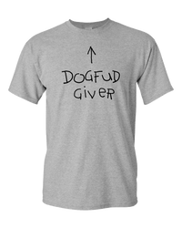 Load image into Gallery viewer, Designs by MyUtopia Shout Out:Dogfud Giver Adult Unisex T-Shirt,Athletic Heather / S,Adult Unisex T-Shirt
