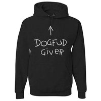 Load image into Gallery viewer, Designs by MyUtopia Shout Out:Dogfud Giver Core Fleece Pullover Hoodie,Jet Black / S,Sweatshirts
