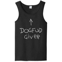 Load image into Gallery viewer, Designs by MyUtopia Shout Out:Dogfud Giver Ultra Cotton Unisex Tank Top,Black / X-Small,Tank Tops
