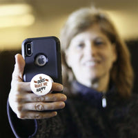 Load image into Gallery viewer, Designs by MyUtopia Shout Out:Dogs Make Me Happy Hinged Phone Grip and Stand for Smartphones and Tablets
