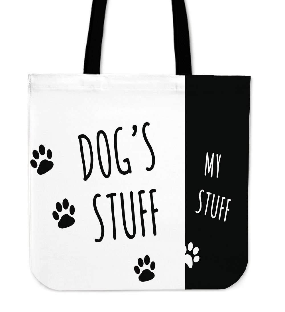 Designs by MyUtopia Shout Out:Dog's Stuff | My Stuff Reusable Shopping Totebag