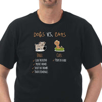 Load image into Gallery viewer, Designs by MyUtopia Shout Out:Dogs VS Cats Adult Unisex T-Shirt Special Offer
