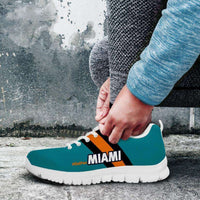 Load image into Gallery viewer, Designs by MyUtopia Shout Out:#Dolfan Miami Fan Running Shoes
