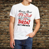 Load image into Gallery viewer, Designs by MyUtopia Shout Out:Don&#39;t Fear My Pitbull, Fear Me Adult Unisex T-Shirt
