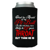 Load image into Gallery viewer, Designs by MyUtopia Shout Out:Don&#39;t Fear My Pitbull, Fear Me Can Wrap,Black / OS,Can Wrap
