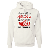 Load image into Gallery viewer, Designs by MyUtopia Shout Out:Don&#39;t Fear My Pitbull, Fear Me Pullover Hoodie,White / S,Pullover Hoodie
