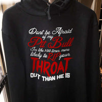 Load image into Gallery viewer, Designs by MyUtopia Shout Out:Don&#39;t Fear My Pitbull, Fear Me Pullover Hoodie
