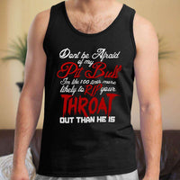 Load image into Gallery viewer, Designs by MyUtopia Shout Out:Don&#39;t Fear My Pitbull, Fear Me Unisex Tank Top
