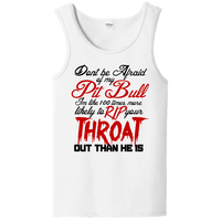 Load image into Gallery viewer, Designs by MyUtopia Shout Out:Don&#39;t Fear My Pitbull, Fear Me Unisex Tank Top,White / S,Tank Tops
