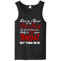 Load image into Gallery viewer, Designs by MyUtopia Shout Out:Don&#39;t Fear My Pitbull, Fear Me Unisex Tank Top,Black / S,Tank Tops
