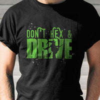 Load image into Gallery viewer, Designs by MyUtopia Shout Out:Don&#39;t Hex and Drive Adult Unisex Cotton Short Sleeve T-Shirt
