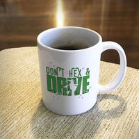 Load image into Gallery viewer, Designs by MyUtopia Shout Out:Don&#39;t Hex and Drive White Ceramic Coffee Mug,11oz / White,Ceramic Coffee Mug
