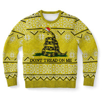 Load image into Gallery viewer, Designs by MyUtopia Shout Out:Don&#39;t Tread on Me Ugly Christmas Style 3D Printed Sweatshirt,XS,Fashion Sweatshirt - AOP
