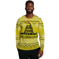 Load image into Gallery viewer, Designs by MyUtopia Shout Out:Don&#39;t Tread on Me Ugly Christmas Style 3D Printed Sweatshirt

