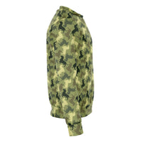 Load image into Gallery viewer, Designs by MyUtopia Shout Out:Doxie Shaped Camo Print Fleece Lined Fashion Sweatshirt
