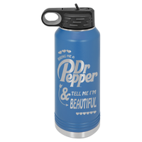 Load image into Gallery viewer, Designs by MyUtopia Shout Out:Dr Pepper Beautiful; Polar Camel - 32 oz Polar Camel Water Bottle - Stainless Steel,32oz / Royal,Polar Camel - 32oz Water Bottle
