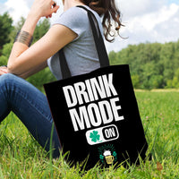 Load image into Gallery viewer, Designs by MyUtopia Shout Out:Drink Mode On Fabric Totebag Reusable Shopping Tote
